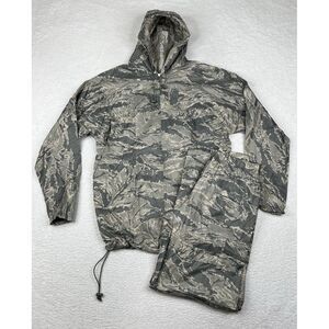 APECS Military Rain Jacket Pants Mens Large Tiger Stripe Camo United Join Forces